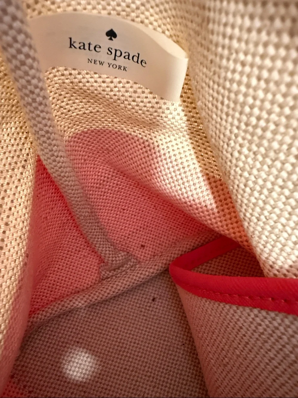 Kate Spade logo Canvas Tote